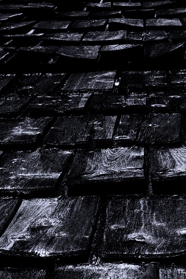 Деревянная крыша обои