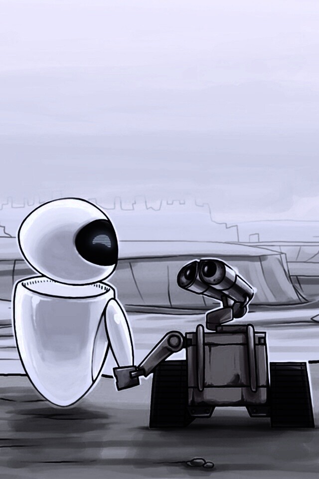 WALL-E и Ева обои