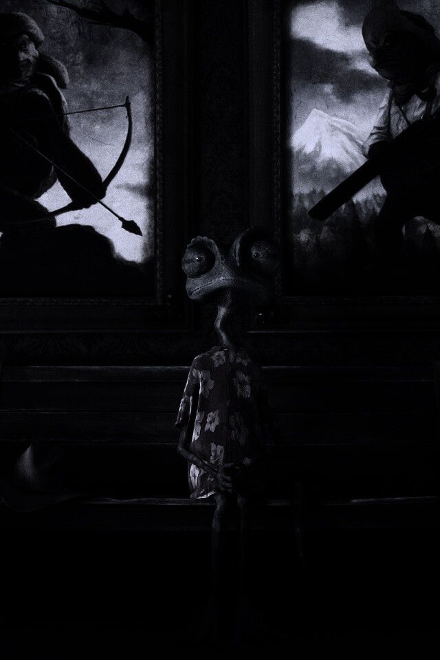 Ранго между двух картин обои