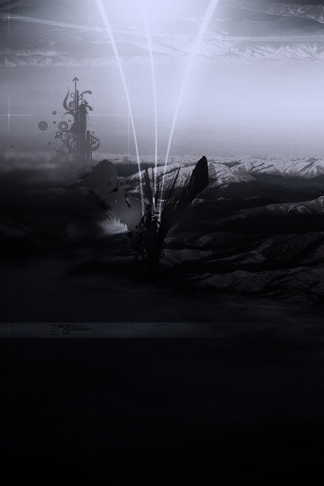 Горная абстракция обои