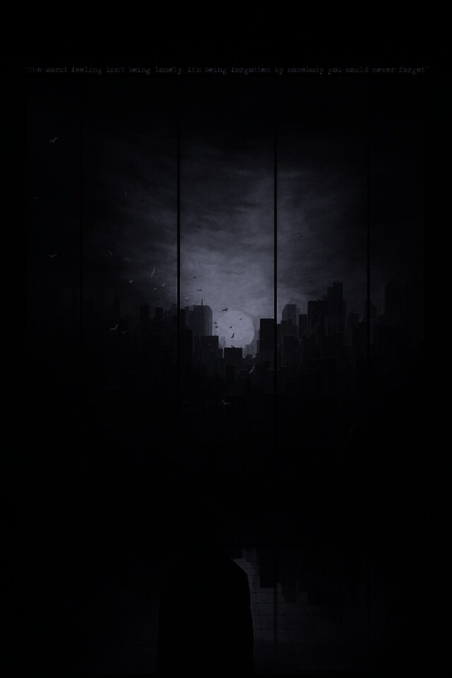 Человек в тени обои