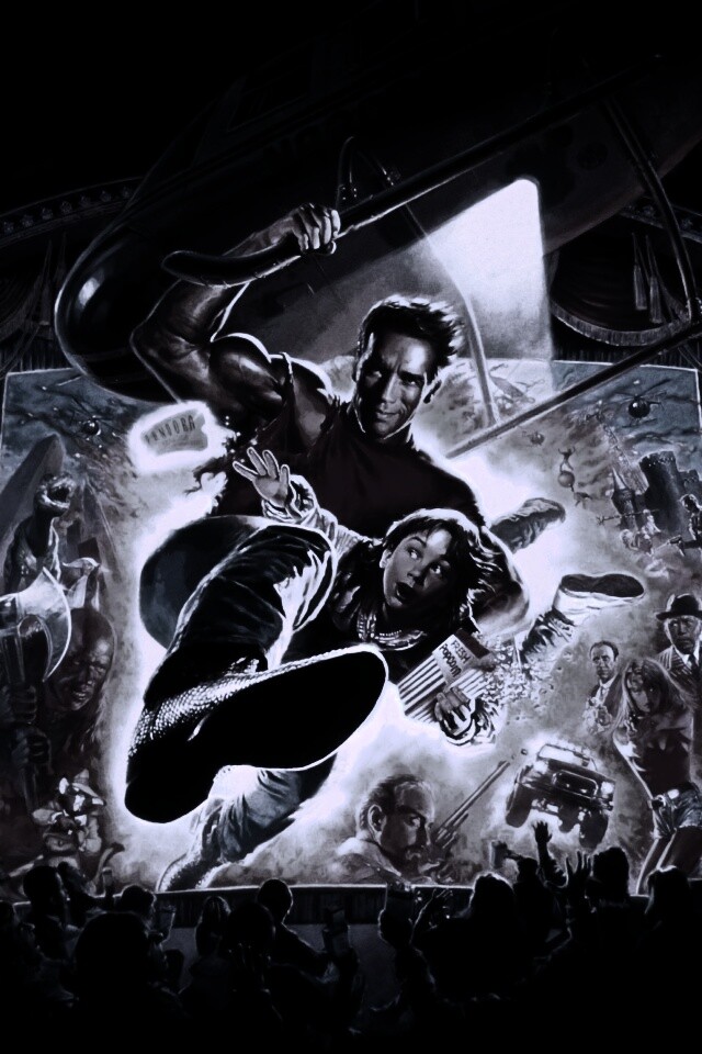 Последний герой боевика обои