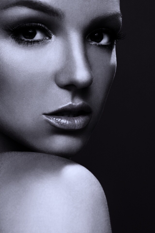 Лицо Бритни обои