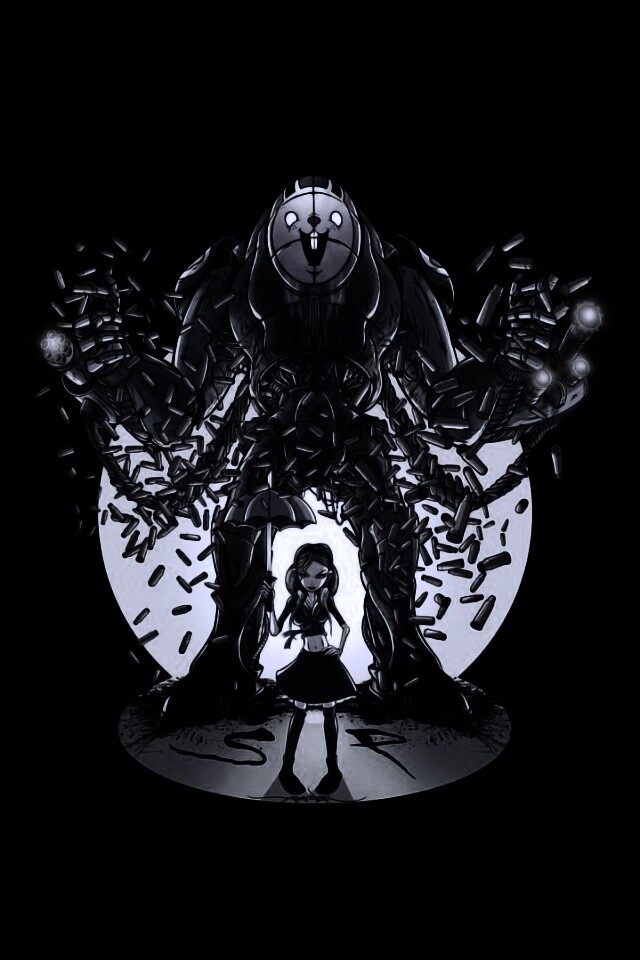 Куколка и боевой робот обои