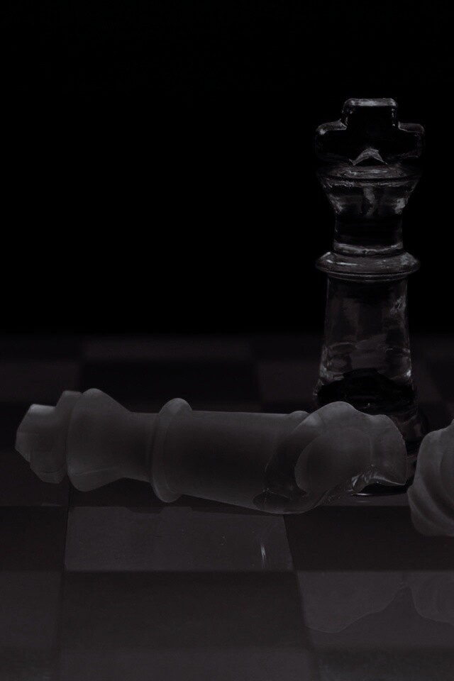 Две шахматных фигуры обои