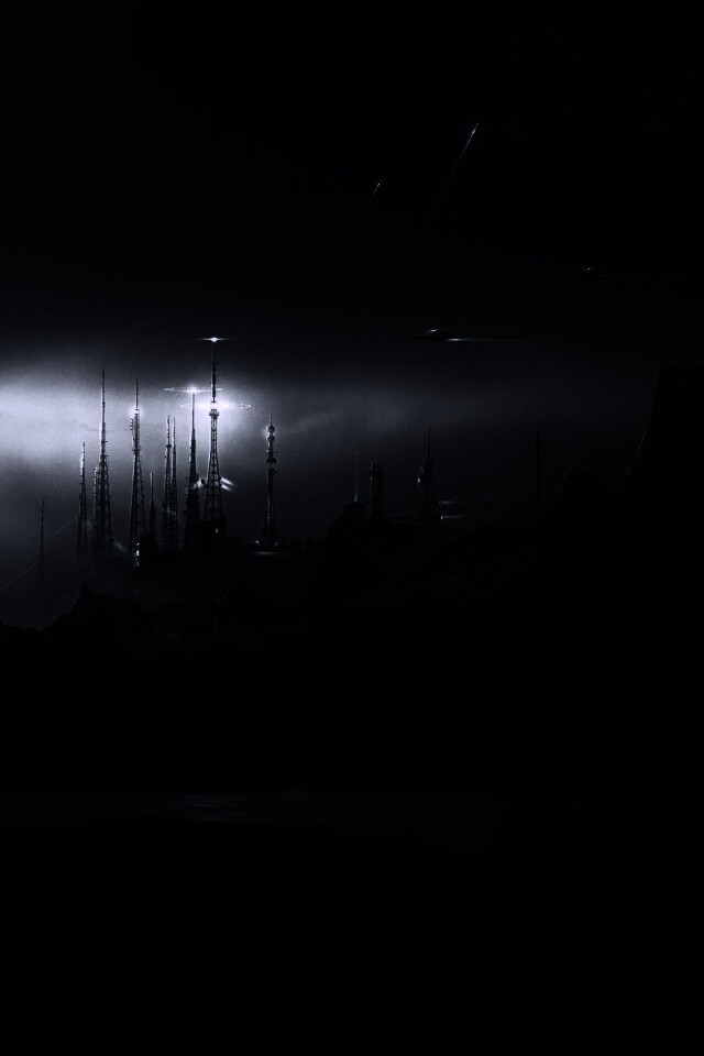 Долина в стиле SciFi обои