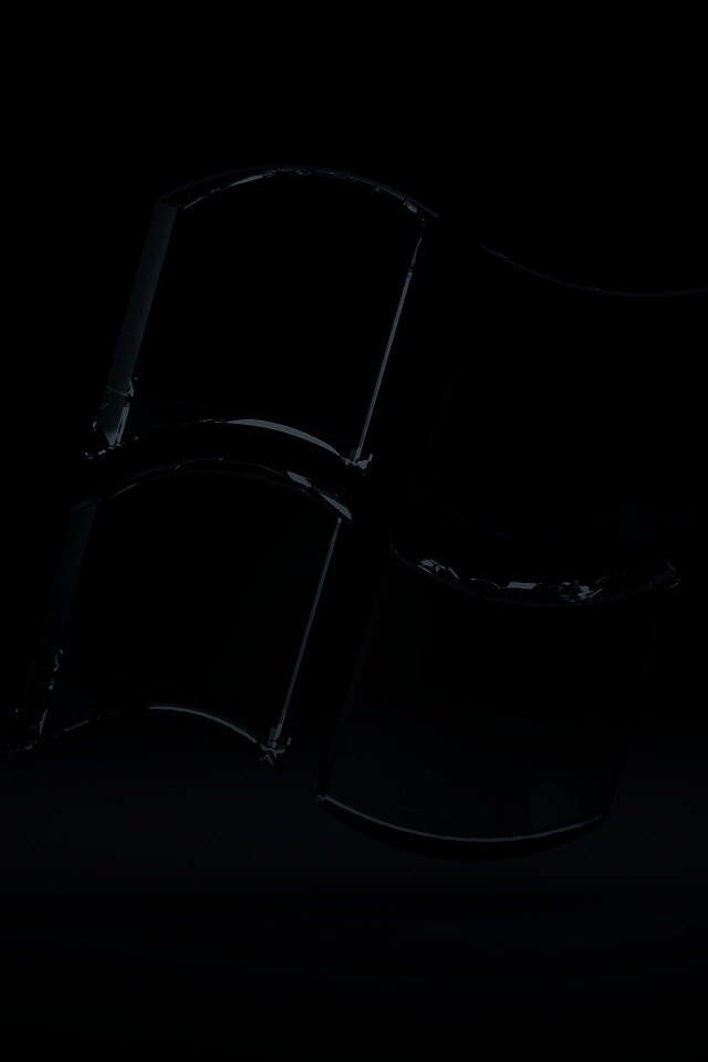 Логотип Windows из стекла обои