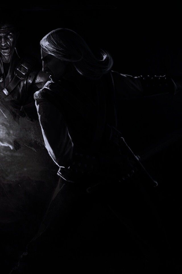 Геральт и Беренгар против Азара обои