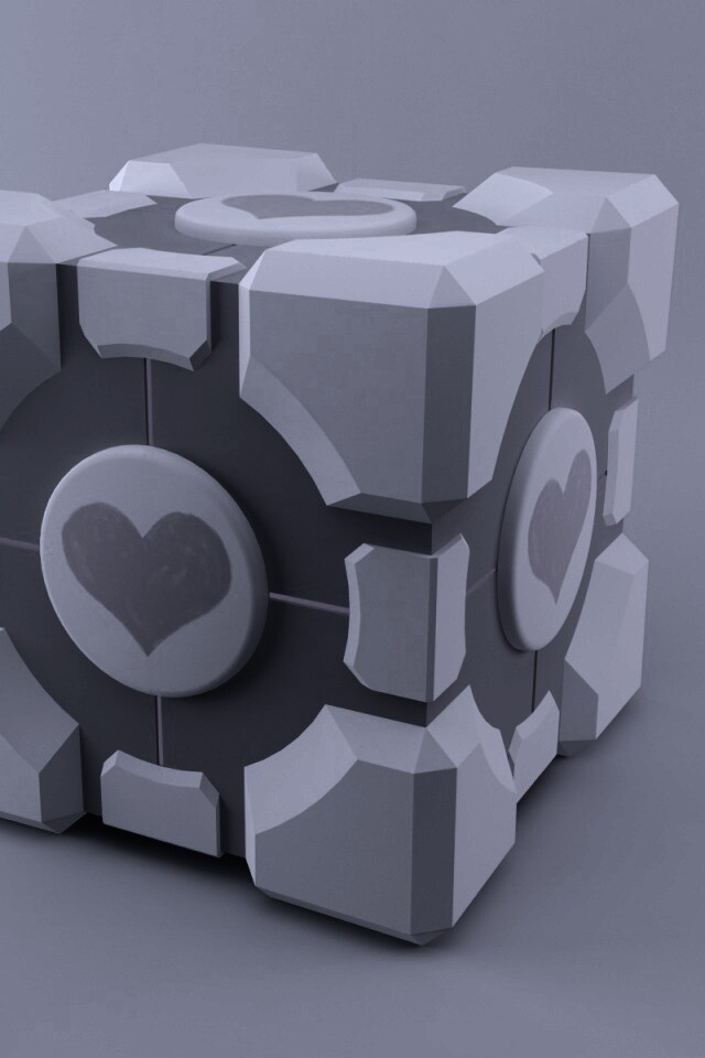 Взвешенный куб-компаньон обои