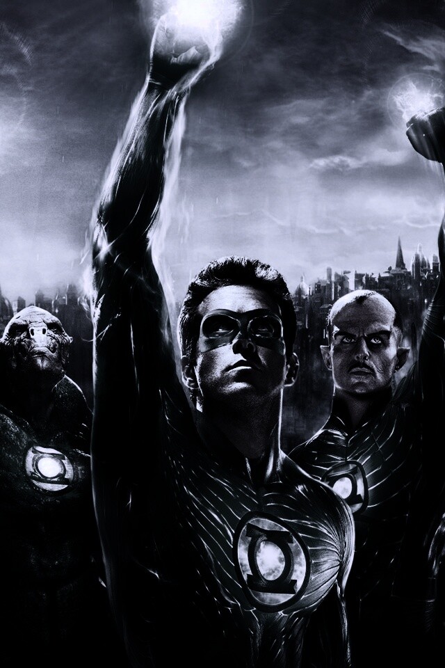 Зеленый фонарь обои