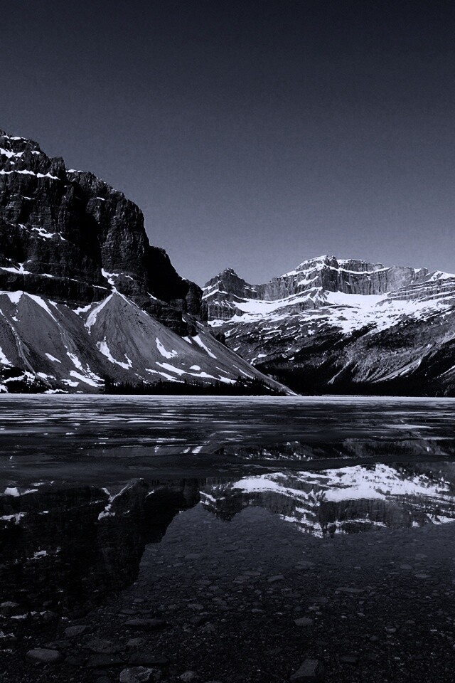 Снежные горы обои