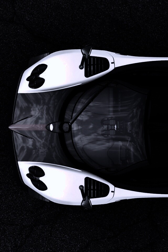 Пагани Зонда вид сверху обои