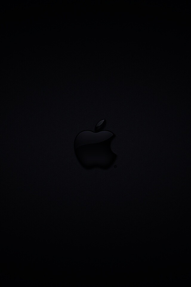 Логотип apple в стекле обои