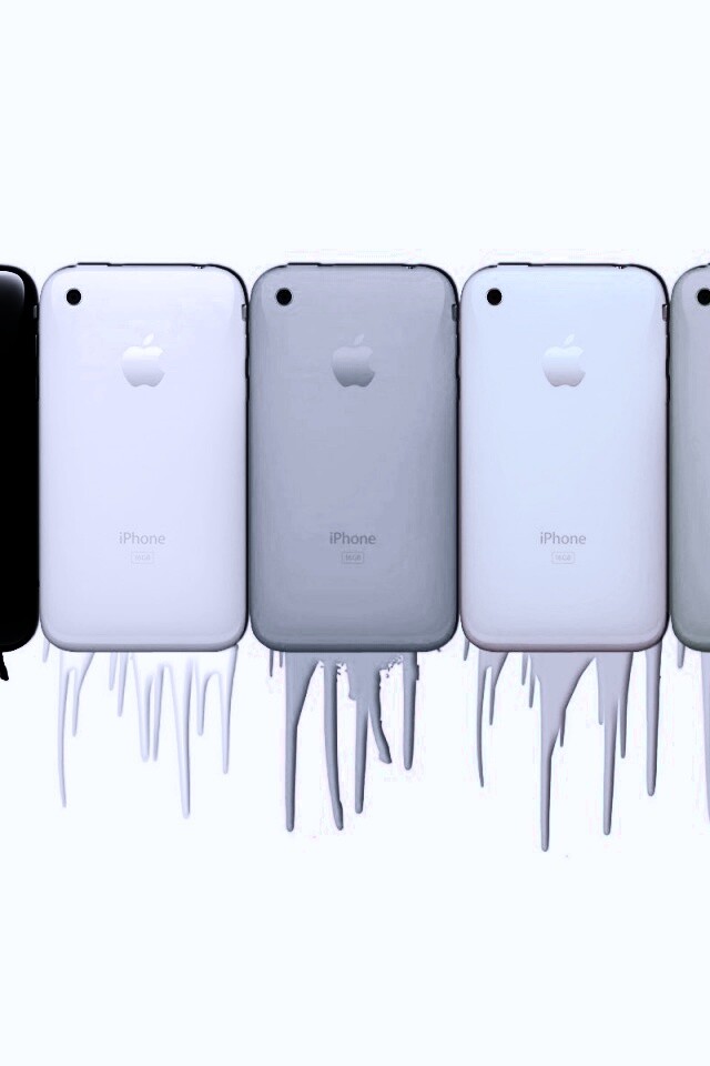 iPhone в разных цветах обои