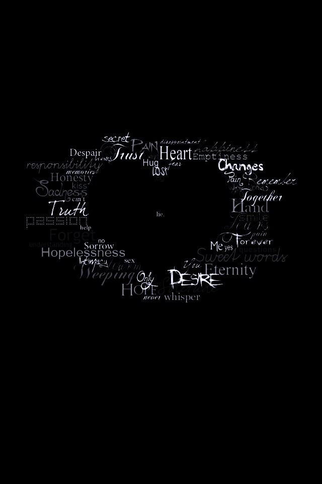 Слова о любви обои