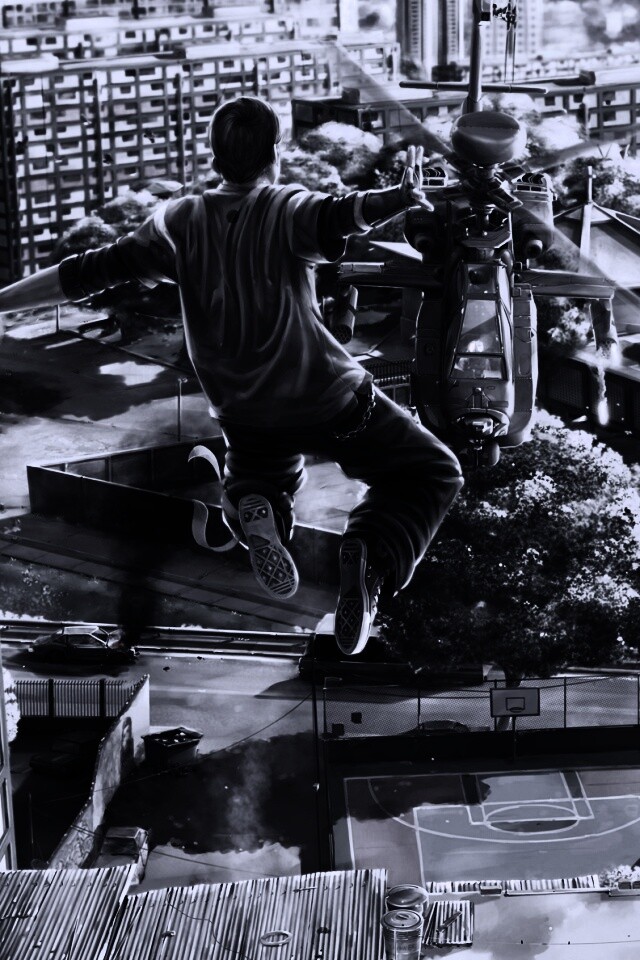 Прыжок обои