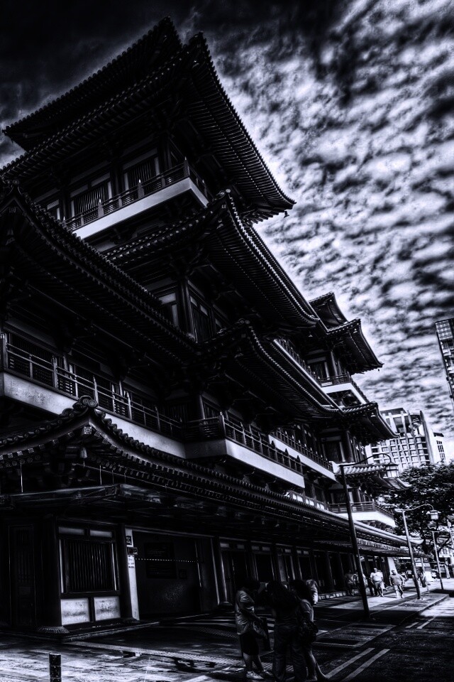 Храм в Сингапуре обои