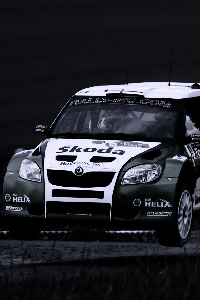 Раллиййная Шкода обои