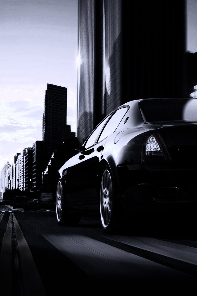 Maserati Quattroporte в городе обои