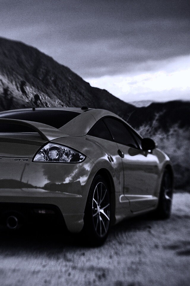 Mitsubishi в горах обои