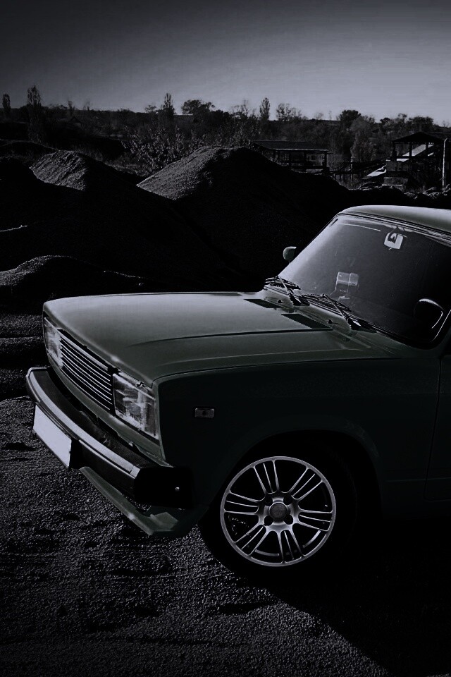 Кислотные жигули обои