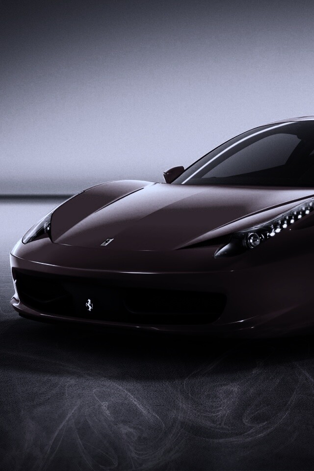 Огненный феррари обои