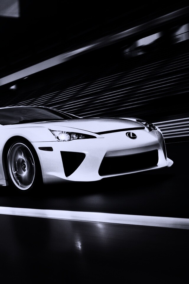 Lexus LFA на тарссу обои