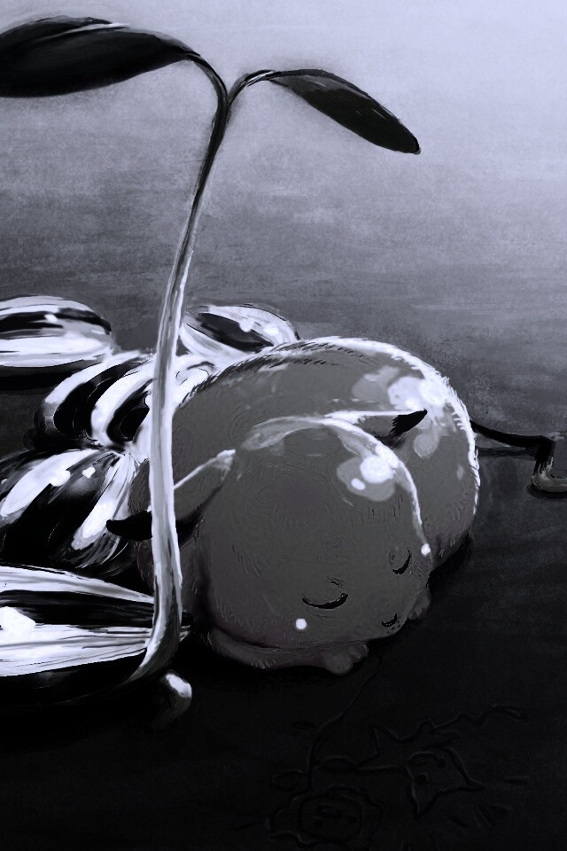 Пикачу отдыхает обои