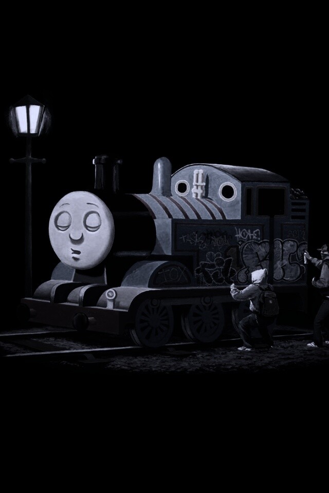 Паровозик для граффити обои