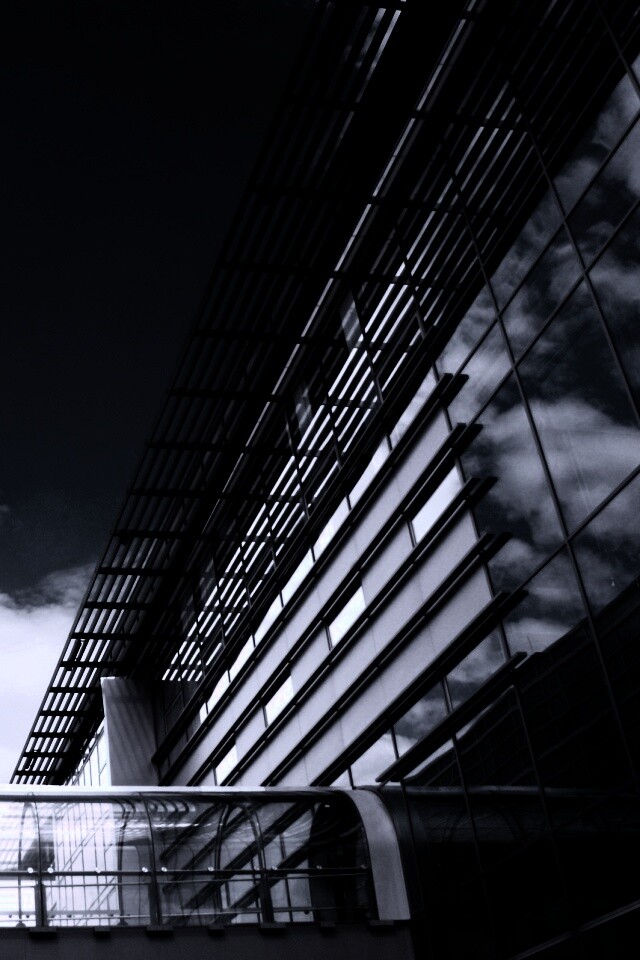 Стекло и металл обои