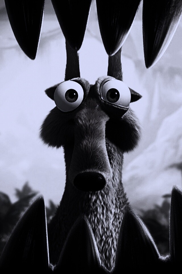 Скрэт и динозавр обои