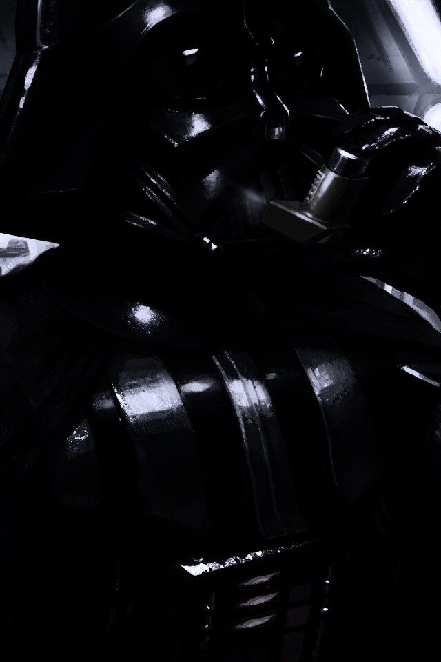 Дарт Вейдер с ингалятором обои