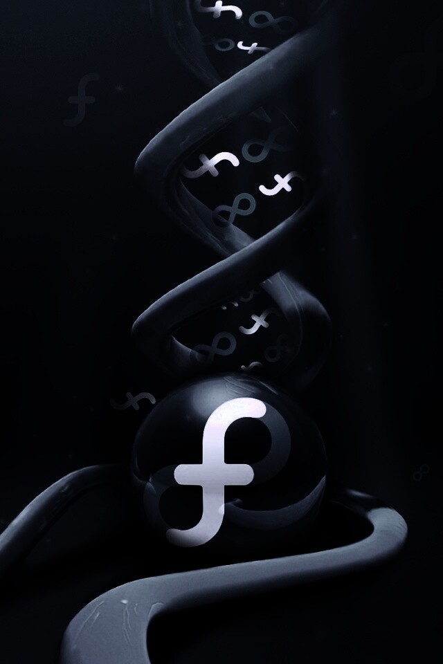 OS Fedora обои