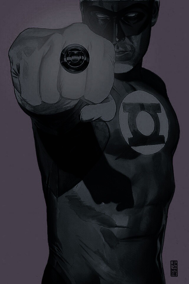 Зелёный фонарь рисунок обои