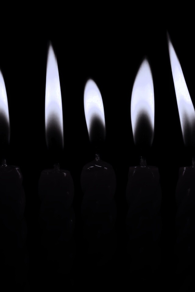 Красные свечи обои