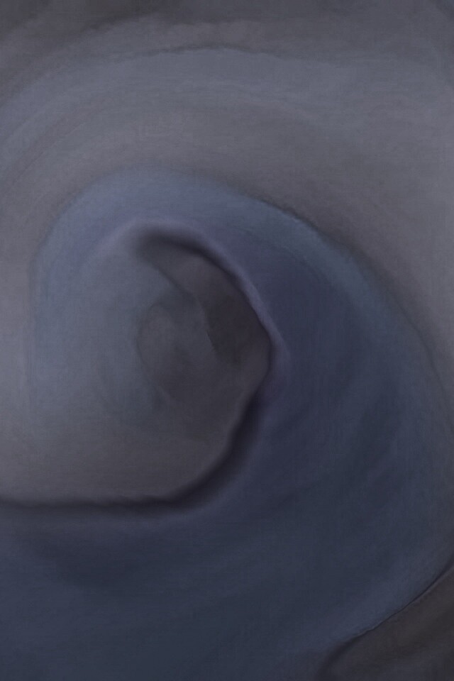 Жёлто-синие завихрения обои