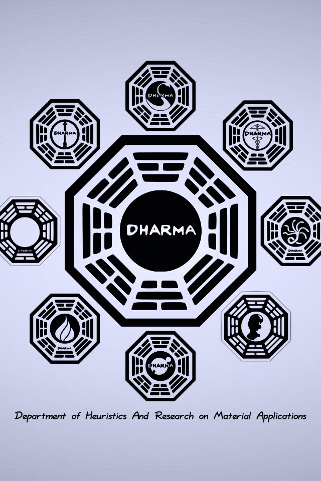 Логотипы станций Дхарма обои