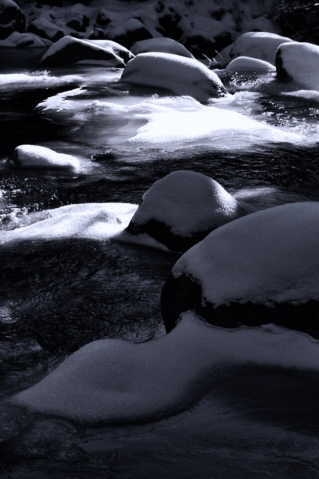 Замёрзжая речка обои