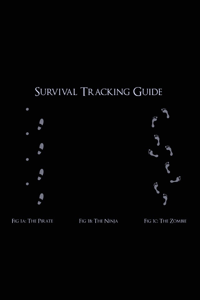 Следы: Пират, Ниндзя, Зомби обои