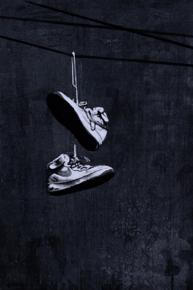 Кросовки на проводе обои