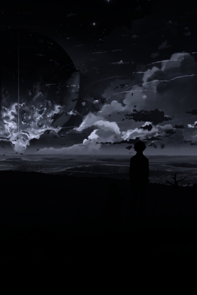 Кадр из творения Макото Синкая обои