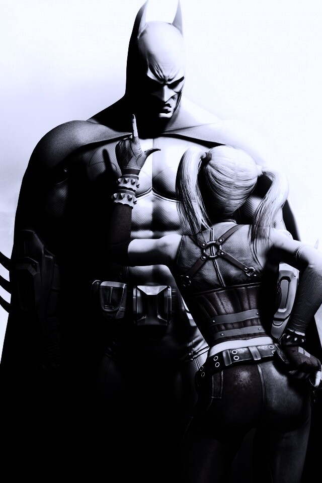 Бэтман и Харли Куин обои