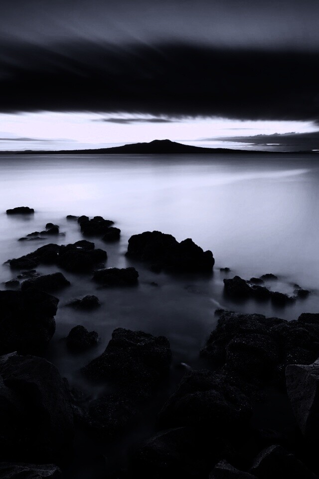 Озеро в тумане обои