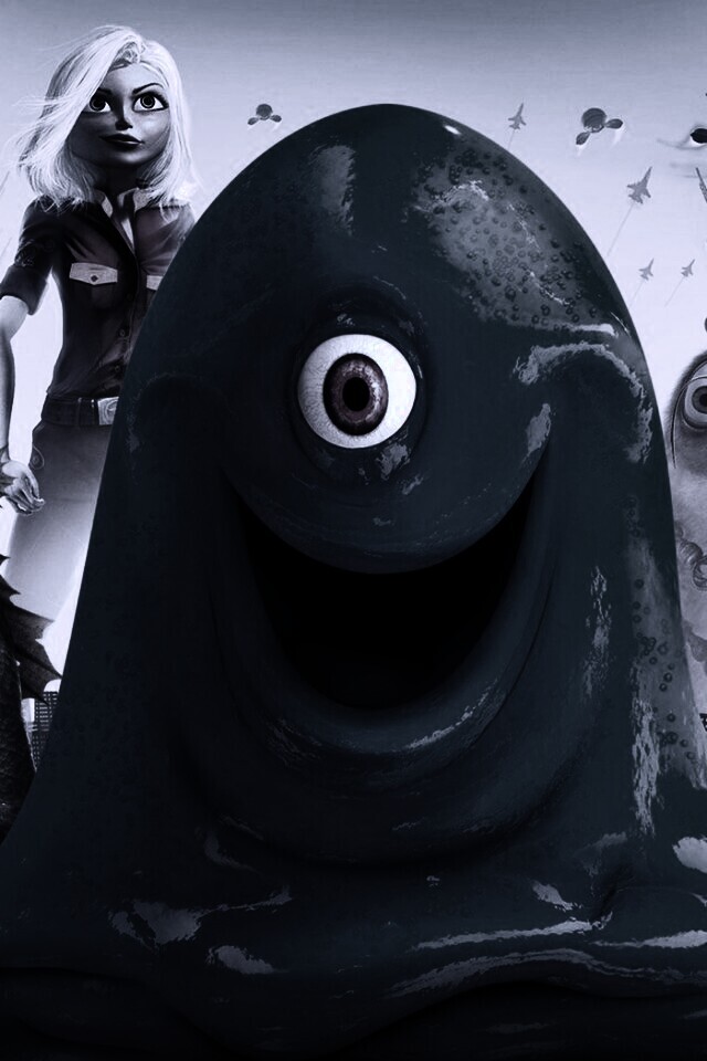 Монстры против пришельцев обои