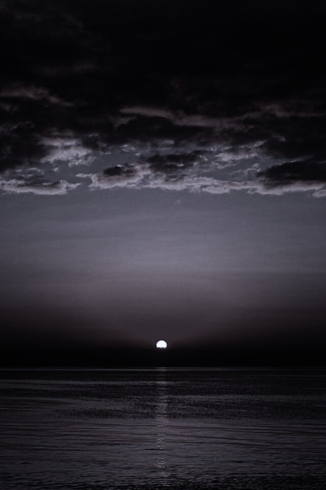 Багровый закат обои