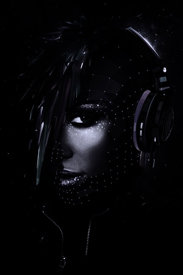 Кристаллические девушки из компьютерного мира обои