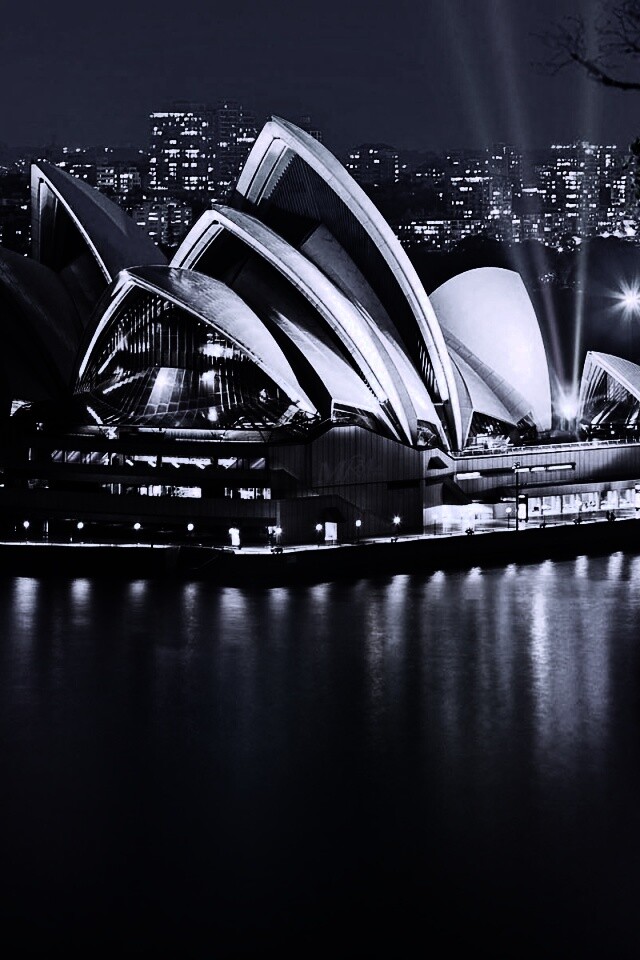 Здание оперного театра в Сиднее обои