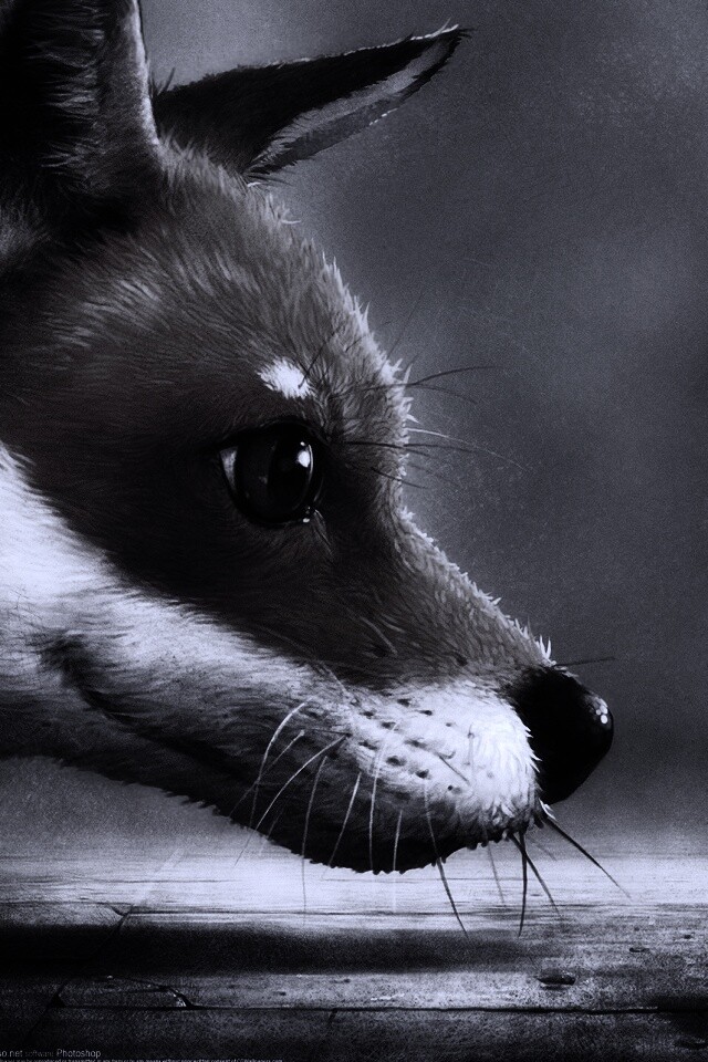 Лиса и жук обои