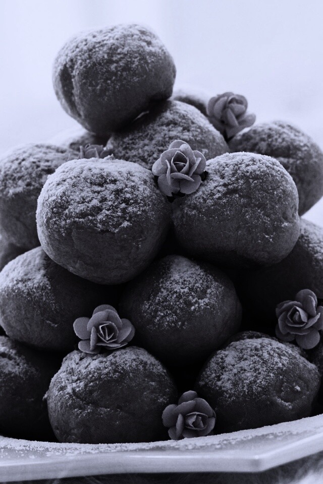 Круглые пироженки обои