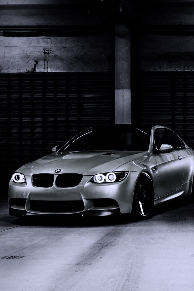 Черный и зеленый BMW M3 обои